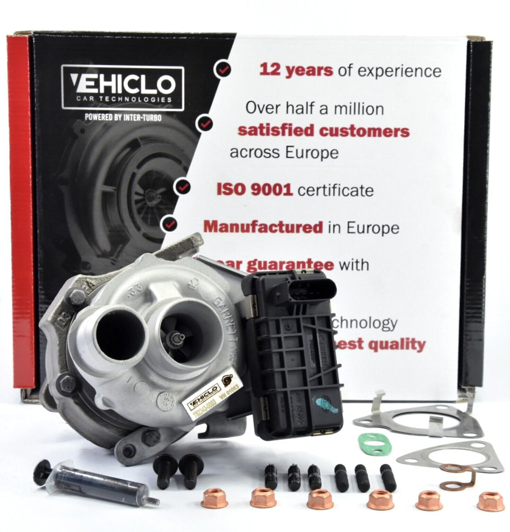 Turbocharger 752343 Jaguar S XF XJ 2.7 TDVi 2720 ccm 152 kW 207 BHP + GASKETS