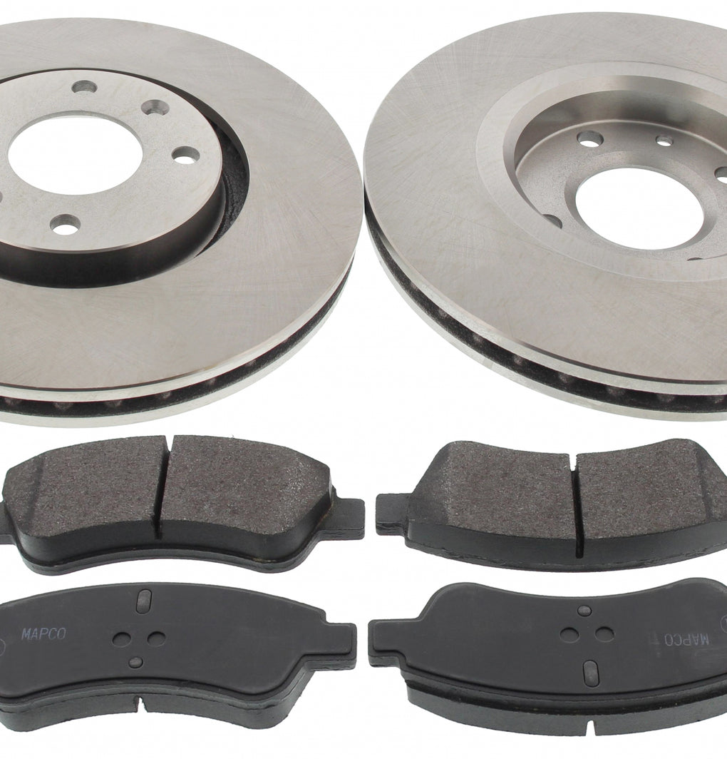 Front Brake Discs Pads Kit For CITROEN BERLINGO, C3, C4, DS3, XSARA, PEUGEOT 2008 206 207 307 PARTNER