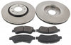 Front Brake Discs Pads Kit For CITROEN BERLINGO, C3, C4, DS3, XSARA, PEUGEOT 2008 206 207 307 PARTNER