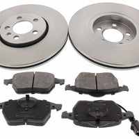 Front Brake Discs Pads Kit For AUDI A3, SEAT IBIZA, LEON,TOLEDO, SKODA OCTAVIA, VW BORA, GOLF, NEW BEETLE, POLO
