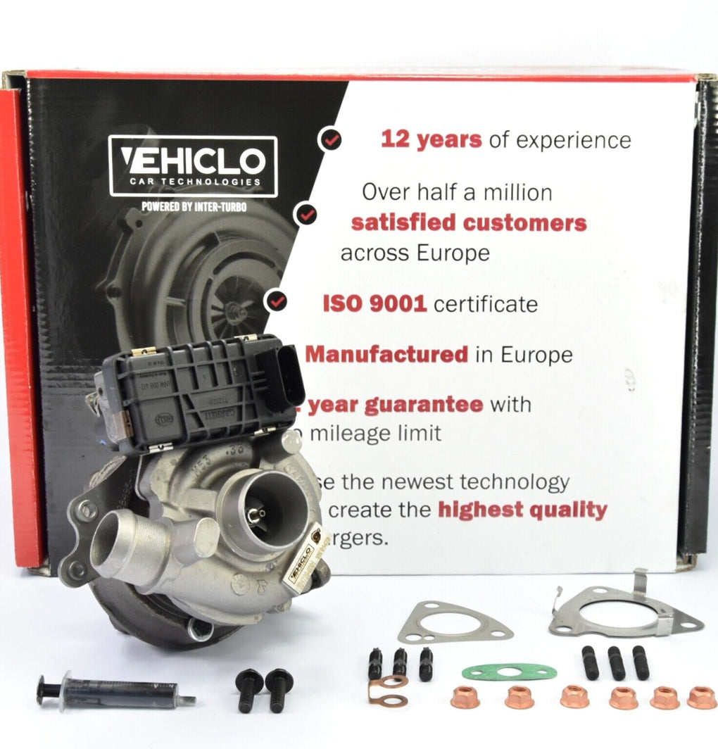 Turbocharger 726423-0012 Jaguar S Type 2.7 D 2720 ccm 152 kW 207 BHP + GASKETS